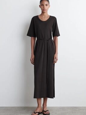 COS Belted Midi T-Shirt Dress